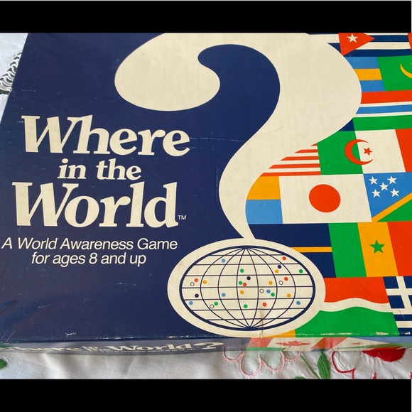 Vintage 1986 “Where in the World” Geography, Diplomat & Map Knowledge Board Game - Picture 14 of 15
